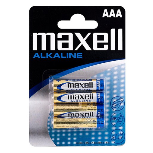 MAXELL alkalická batéria LR03 4 ks