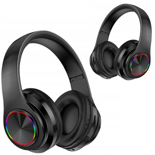BEZDRÔTOVÉ SLÚCHADLÁ BLUETOOTH 5.0 MIKROFÓN RGB OSVETLENIE