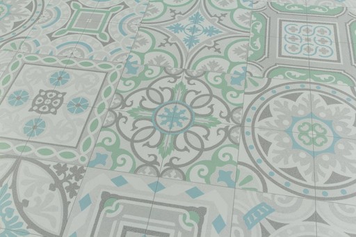 šírka 2,5m PVC KOBEREC PATCHWORK BOHO OBKLADY
