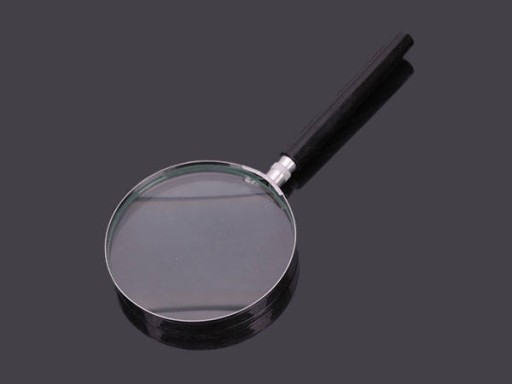 KLASICKÉ LUPOVÉ SKLO 100MM KOV