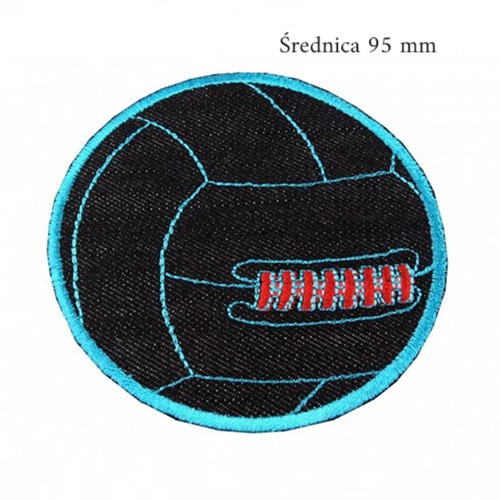 Nažehľovacia termo záplata Ball jeans Applique Patch 2 ks /2596