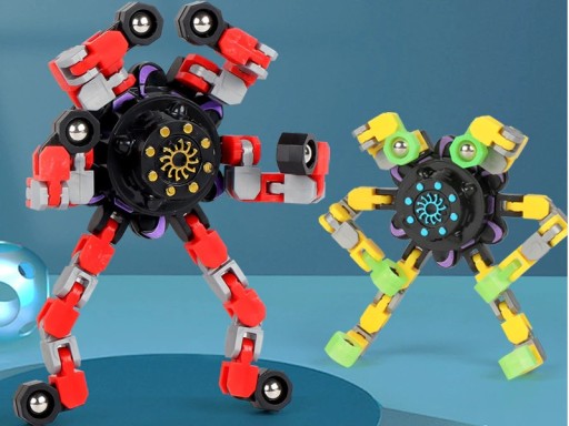 ANTISTRESOVÝ SKLADACÍ ROBOT FIDGET SPINNER