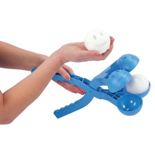 Stroj na snehové gule Snowballee 2 modrý