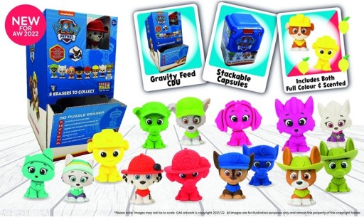 3D puzzle s voňavou gumou Tlapková patrola s prekvapením
