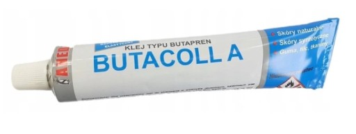 BUTACOLLA lepidlo na topánky, kožu, gumu, kupoly reproduktorov, 50 ml, typ butaprén