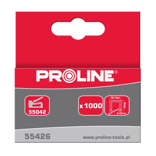 Spony Typ R/50 6Mm 127*07Mm 1000 ks
