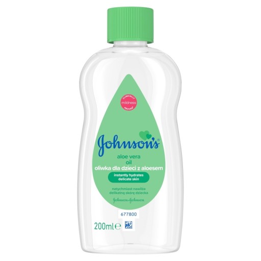 JOHNSON'S Aloe Vera Oil Detský olej s aloe 200ml