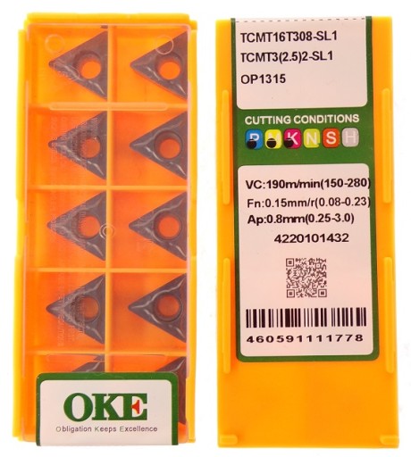 TANIERE TCMT 16T308-SL1 INOX OCEL LIATINOVÁ PLATnička NA NOŽE STUCR STUCL STGCR