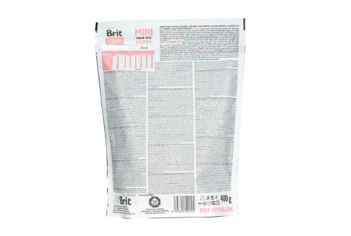 BRIT Care MINI Krmivo pre psov bez obilnín PUPPY Jahňacie bez obilnín 400 g