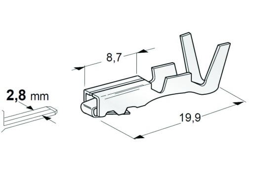 Metri-Pack F280 konektory 1,0-2,5 mm² (10 kusov)