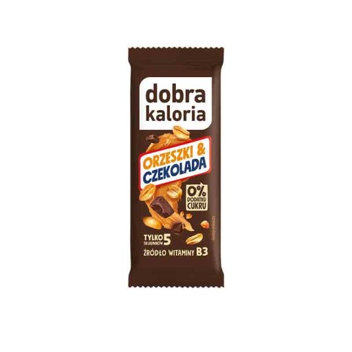 Oriešky a čokoládová tyčinka 35g Dobrá kalória