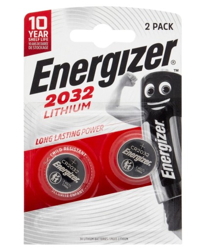 2x lítiová batéria CR2032 LITHIUM 3V Energizer 2032