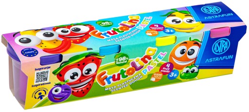 ASTRA hracie cesto FRUTOLINA 4 farby PASTELOVÉ SAMOTVRDZUJÚCE ovocná vôňa