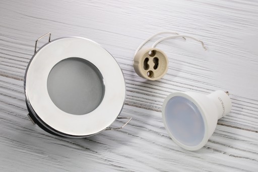 HALOGÉNové svietidlo Hermetický stropný podhľad + GU10 3W LED žiarovka