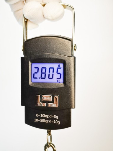 ELEKTRONICKÁ MANUÁLNA VÁHA BATOŽINY S HÁKOM PRESNÁ 50 KG PRE KUFRE