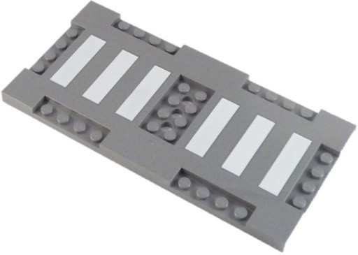 LEGO Plate 8x16 Street Road DBG 6328358 71772pb01