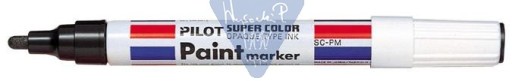 PILOT SUPER COLOR čierny olejový značkovač Farebný značkovač stredný M