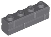 LEGO 15533 TEHLA TEHLA 1x4 tmavosivá NOVINKA (2g)