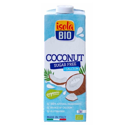 BIO kokosový nápoj bez cukru, bez lepku 1l