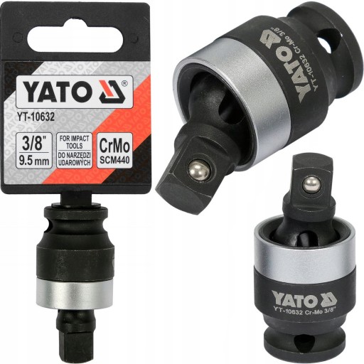 NÁRAZOVÝ GUĽOVÝ KĹB YATO CARDAN 3/8'' ZÁSUVKA
