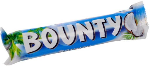 Kokosová čokoládová tyčinka Bounty 57g x 4