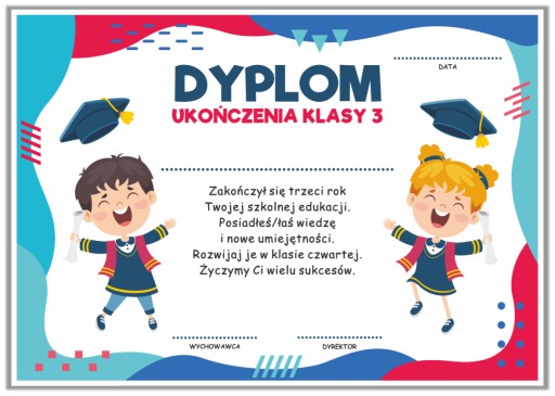Diplom: absolvovanie 3. ročníka (model 13)