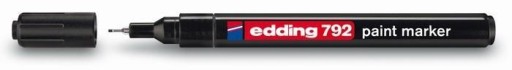 Edding 792 čierny olejový popisovač, okrúhly hrot