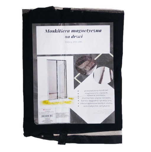 SIEŤKA NA DVERE balkónové okno balkónové S MAGNETMI 210x100 magnetický