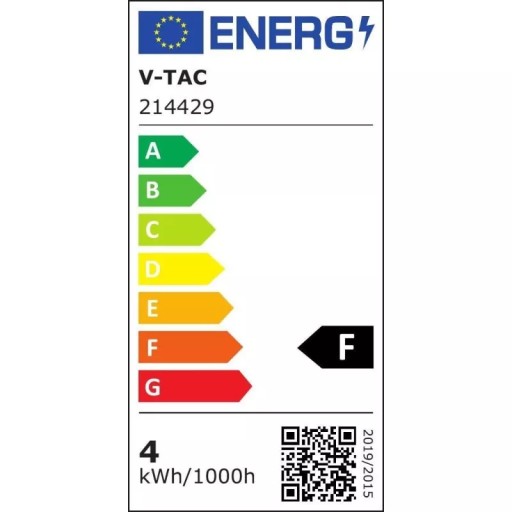 V-TAC LED žiarovka 4W E14 vlákno Plameň sviečky VT-1997 4000K 400lm