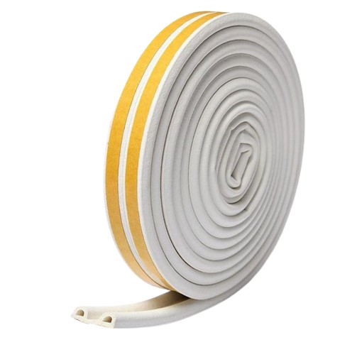 TESNENIE na okná a okná samolepiace 9x5,5mm tesnenie P profil 1m