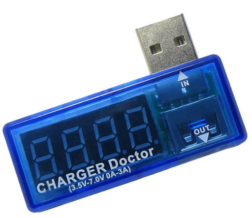 286 merač napätia a prúdu USB portu
