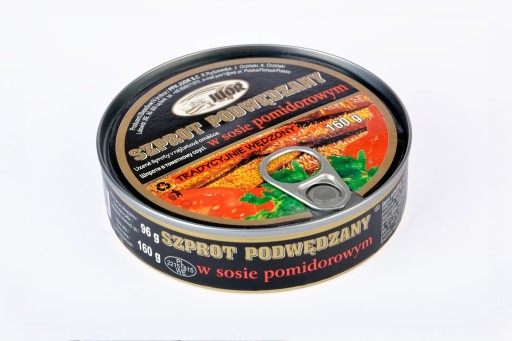 Šproty údené v paradajkovej omáčke 160g Juor