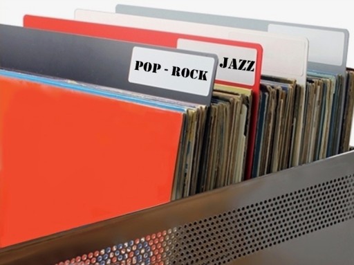 Separátor LP platní - JAPONSKO biely 1 ks