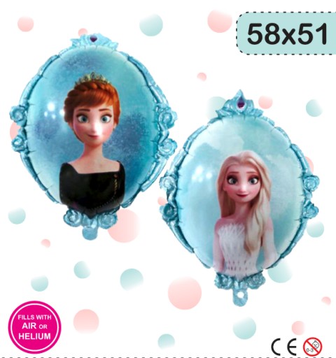 FROZEN NARODENINOVÝ FÓLIOVÝ BALÓN FROZEN ELZA ANNA