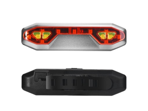LED USB ZADNÁ BICYKLE LAMPA VÝKONNÁ ZADNÁ NA BICYKEL