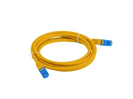 Patchcord - Ethernet sieťový kábel 0,5m kat.6A S/FTP oranžový Lanberg