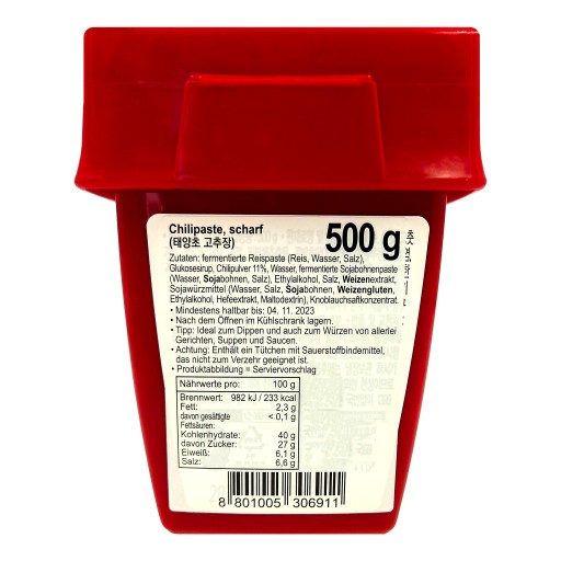 Papriková pasta Vegan Gochujang 500g SEMPIO