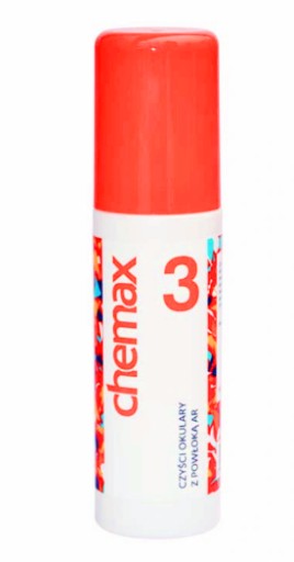 CHEMAX 3 prostriedok na čistenie pohárov a pohárov 85 ml