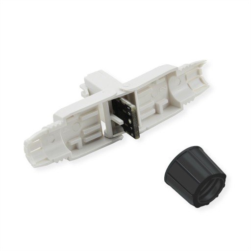 Poľná zástrčka UTP Cat.6A RJ45, biela