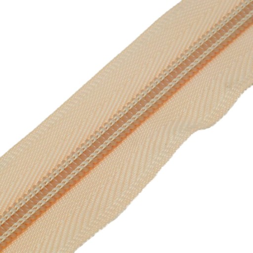 Zipsová páska, lososový zips, farba 521, 1 METER