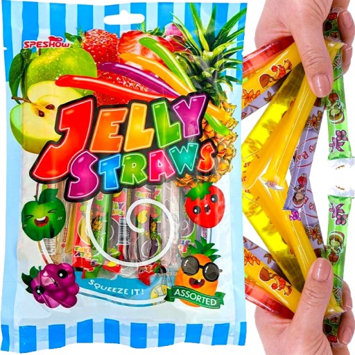 Želé ovocné príchute v tube TikTok ŽELÉ SLAMKY 300g SPESHOW