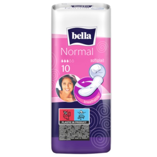 BELLA Normal podložky bez krídel 10 ks