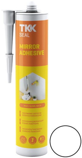 Biele zrkadlové lepidlo 300ml TKK
