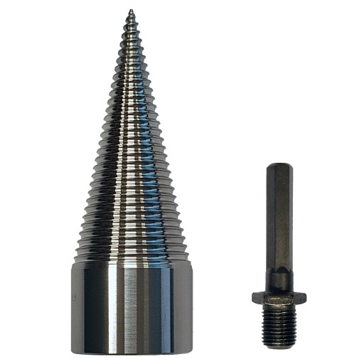 Vrták 32 mm na štiepanie dreva, kužeľ, štiepací vrták HEX10