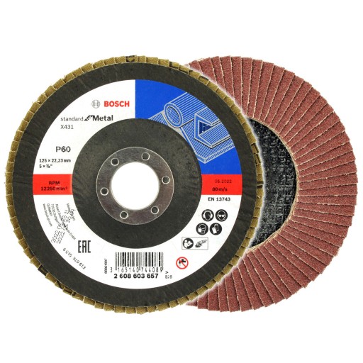 BOSCH KOTOUČ KLAPKA 125mm GR.60 NA KOV