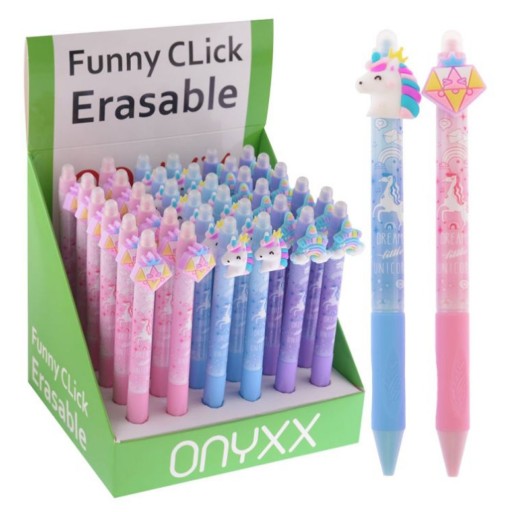 Stierateľné guľôčkové pero ONYXX UNICORNS DIAMONDS CLOUD