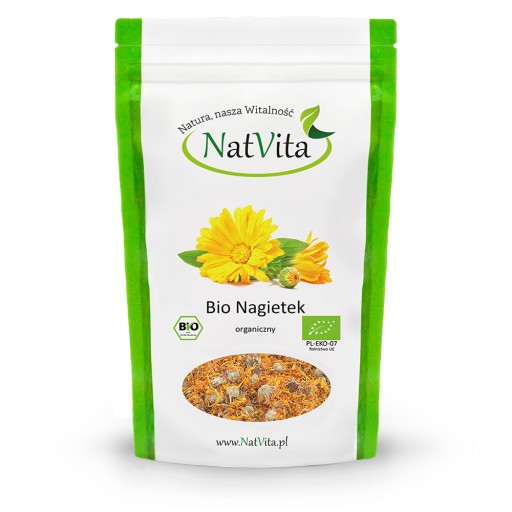 Bio Kvet nechtíka lekárskeho Ekologický čaj Prírodná pečeň 50g NatVita