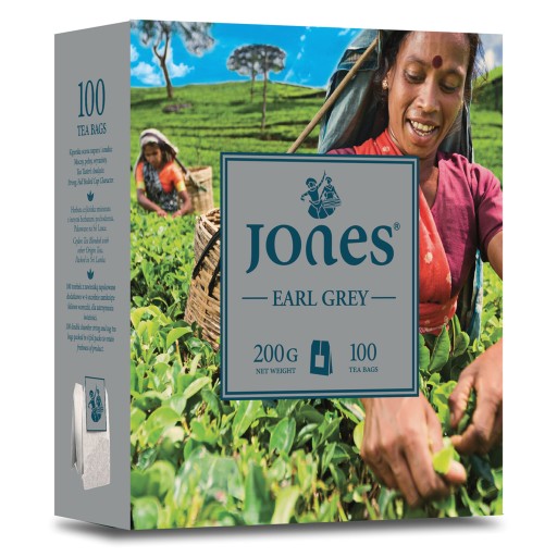 EARL GREY Jones ČIERNY ČAJ 100T