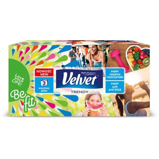 HYGIENICKÉ Utierky VELVET HARMONY, 3 VRST