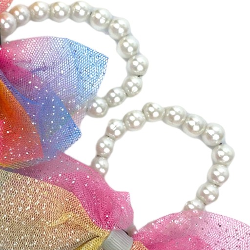 STUHA S PERLAMI MERMAID ARIEL outfit tylová mašlička do vlasov